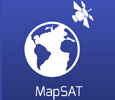 Imagem Aplicativo MapSAT mostra imagens meteorológicas