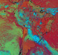 Imagem Imagens de satélite são geradas a cada 15 minutos para a América do Sul